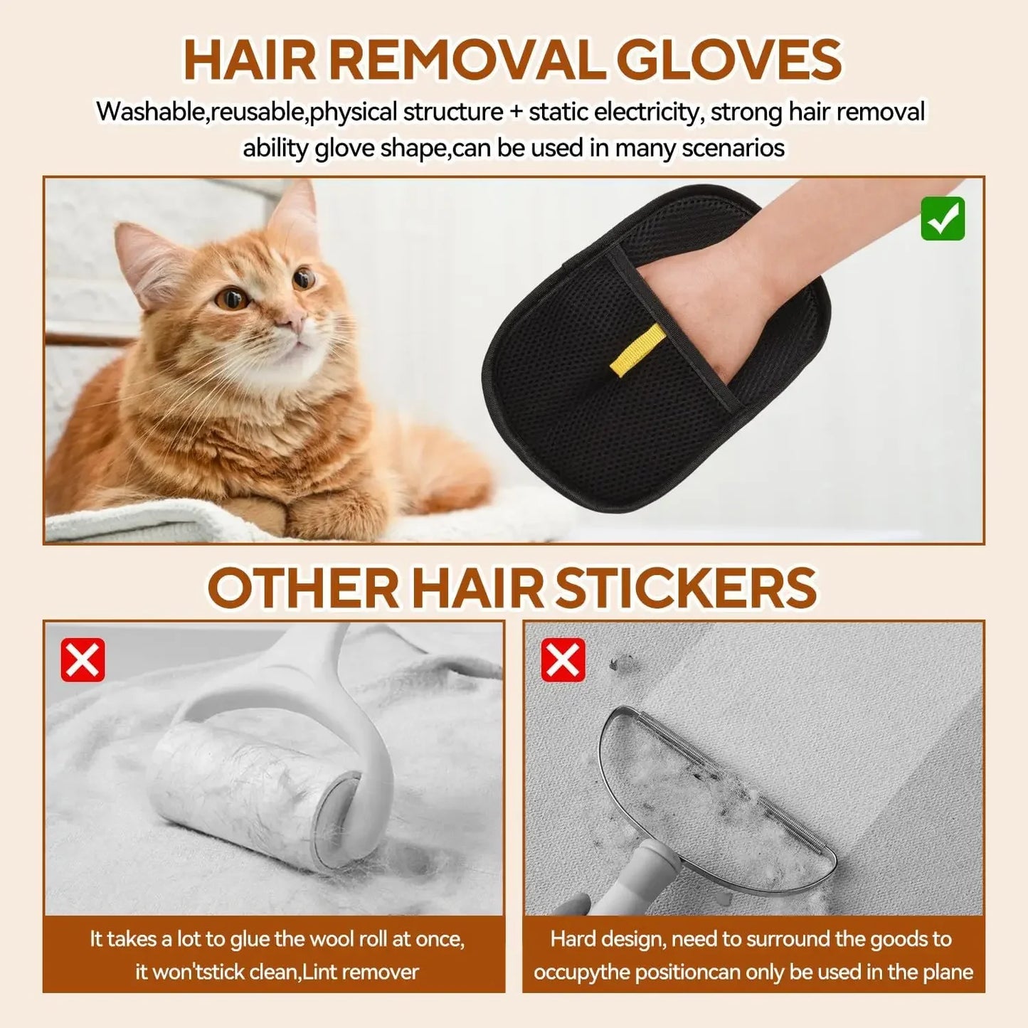 “Remove Pet Hair in Seconds — No More Fur on Your Couch, Clothes, or Carpets”
