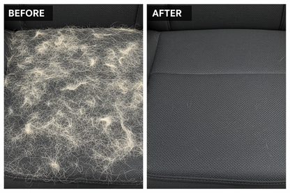 Fabric surface before/after